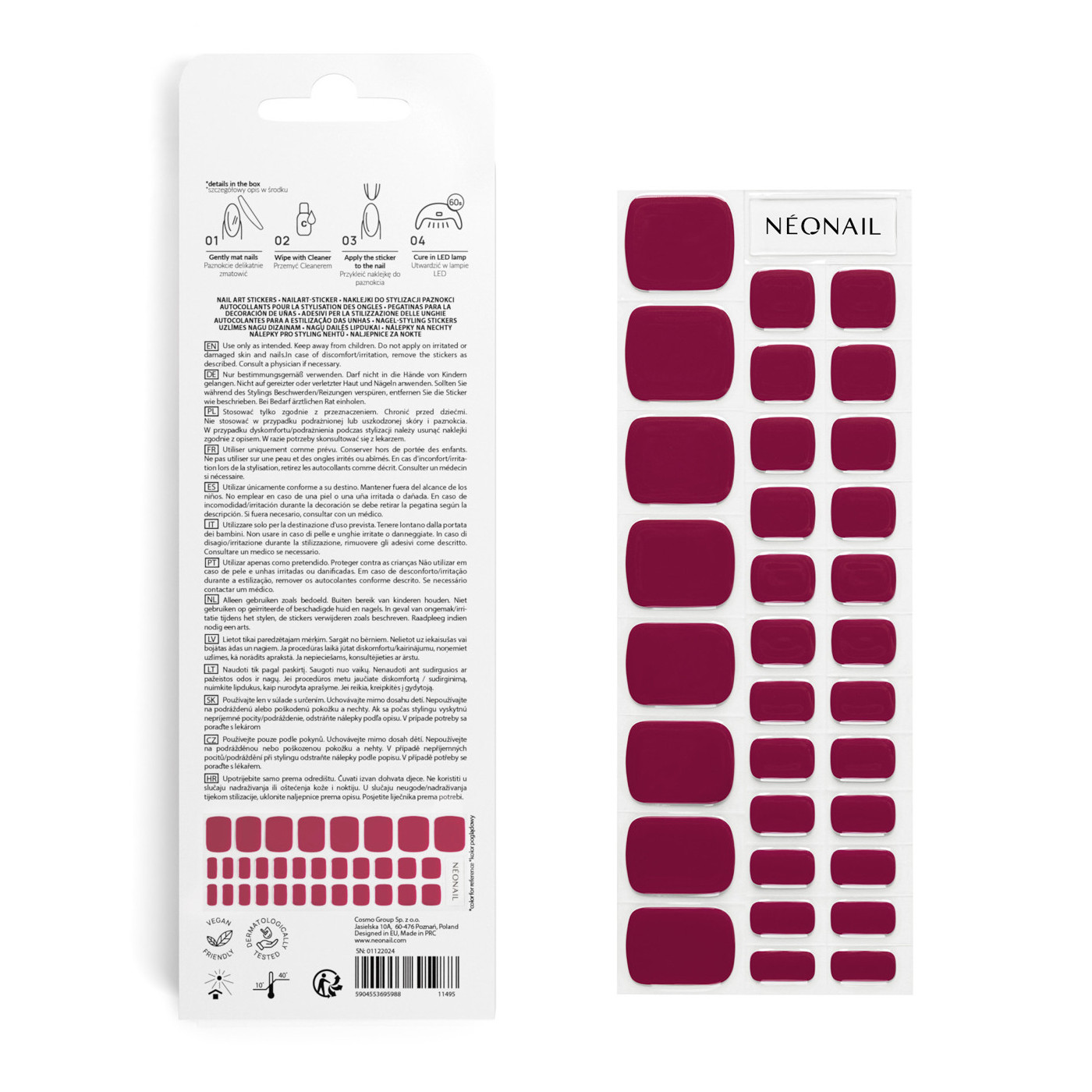 Naklejki GEL STICKERS EASY ON P06